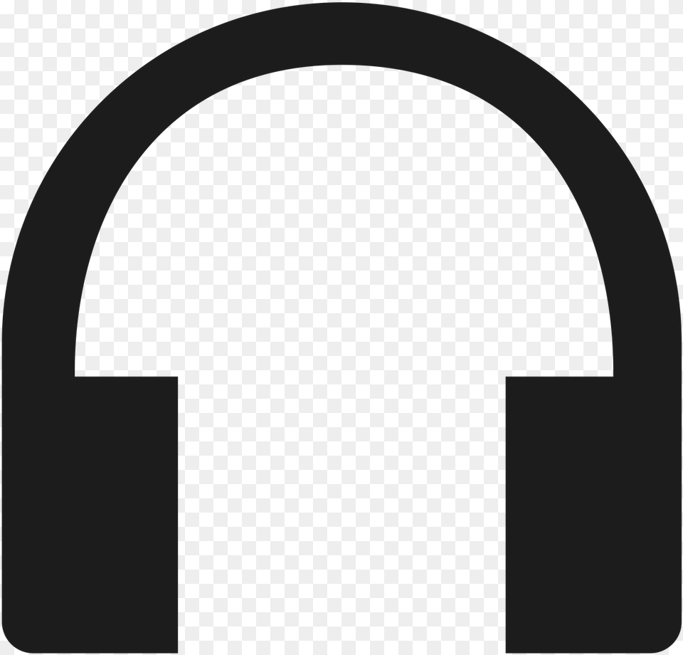Headphones Icon Black Ville De Saint Etienne, Person Free Png Download