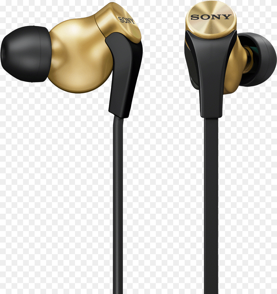 Headphones Images For Download Sony Gold Earbuds, Electronics, Adult, Female, Person Free Png