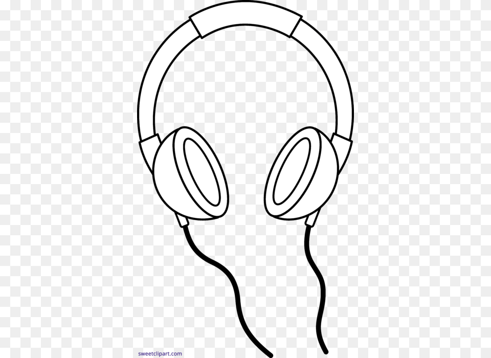 Headphones Line Art Clipart, Electronics Free Transparent Png