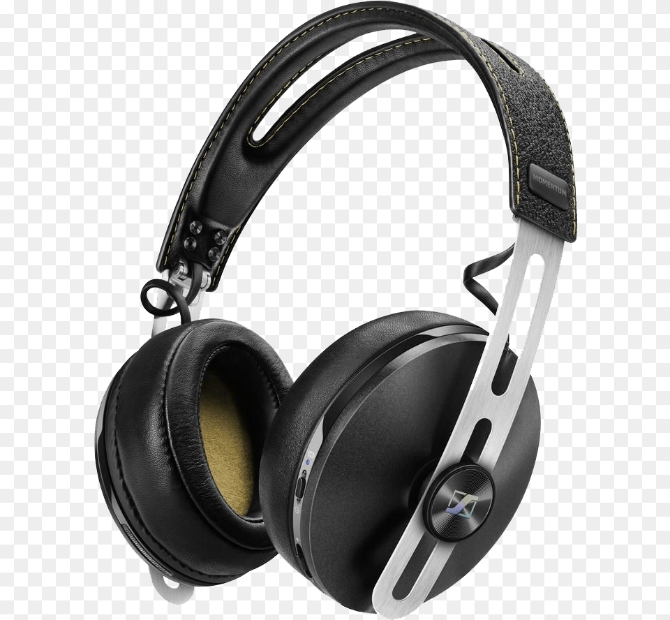 Headphones Sennheiser Momentum On Ear Wireless Black Headphones, Electronics Free Transparent Png