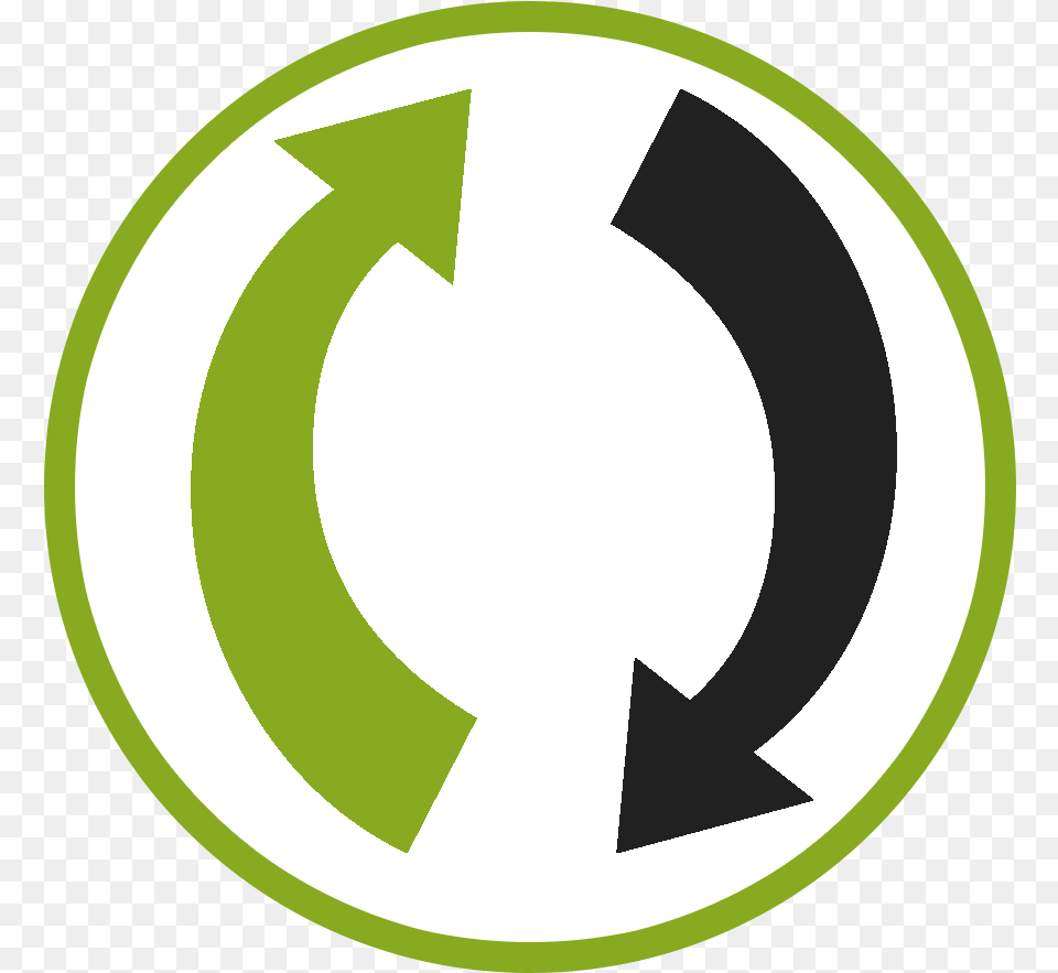 Headphones Symbol Clipart Circle, Recycling Symbol Png