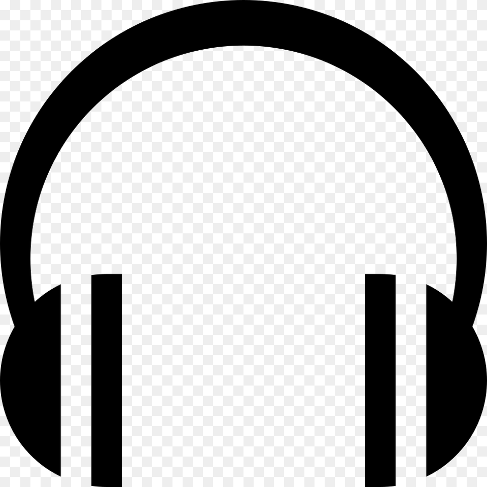 Headphones Vector Download Headphones Logo, Stencil, Electronics Free Png