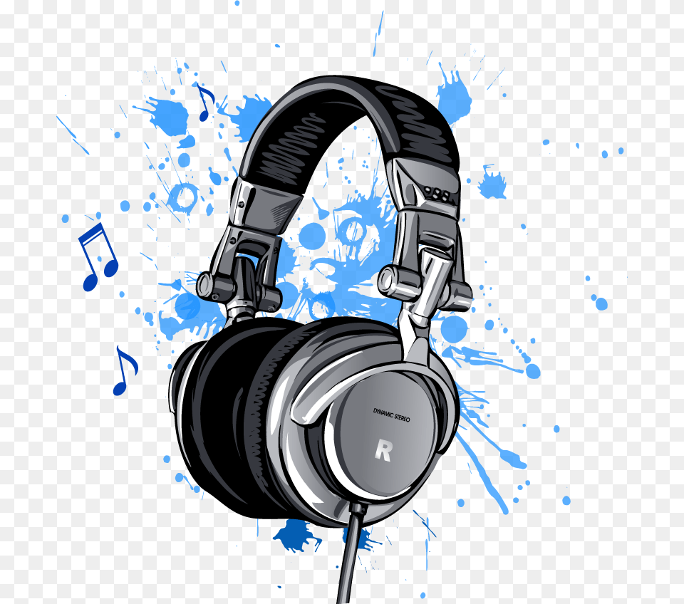 Headphonesgadgetaudio Deviceclip Artgraphic Designearaudio Headphones With Two Jacks, Electronics Png Image