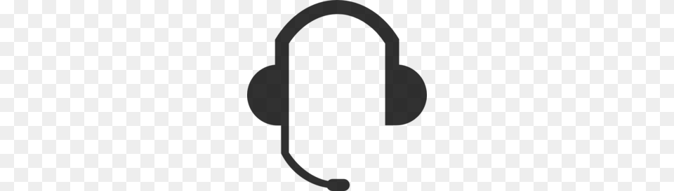 Headset Icon Clipart, Gray Free Png Download