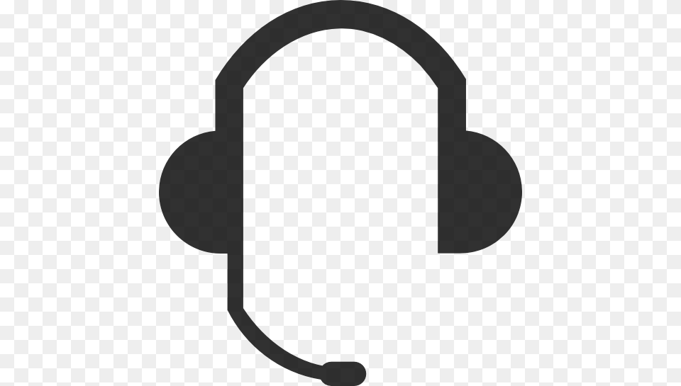 Headset Icon Clipart, Stencil, Electronics Png Image
