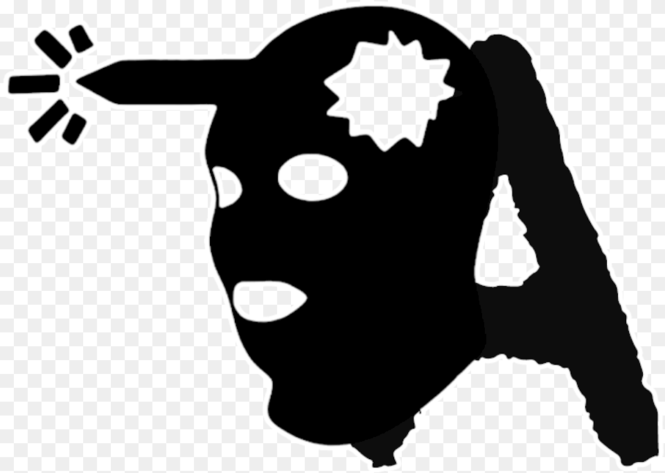 Headshot Csgo Logo Transparent, Stencil, Baby, Person, Silhouette Png