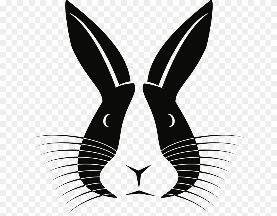 Headsilhouetterabits And Hares Silhouette Rabbit Vector, Animal, Mammal Free Png