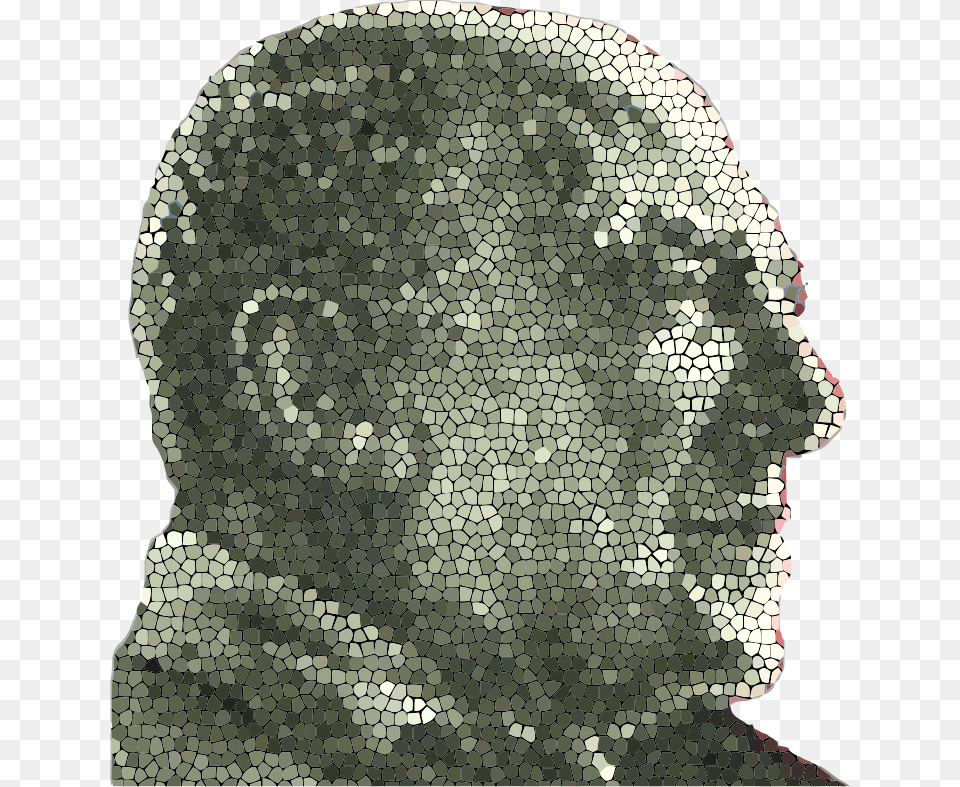 Headstone, Art, Mosaic, Tile, Head Png Image