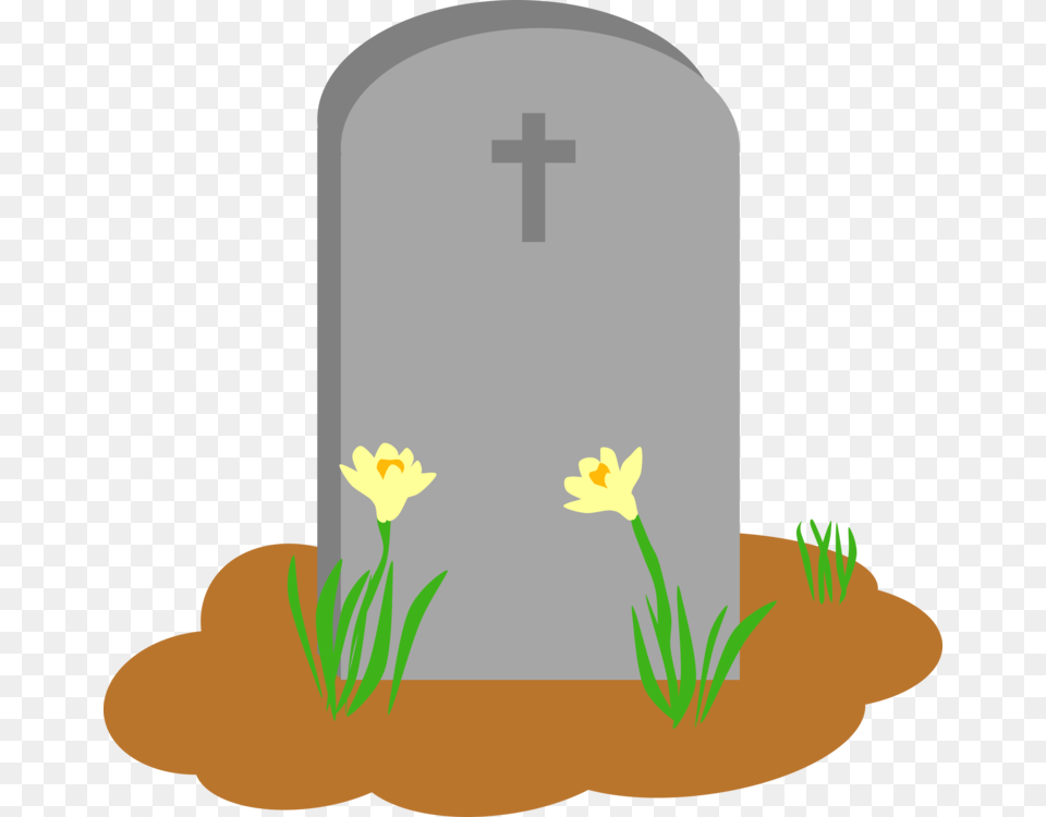 Headstone Grave Computer Icons Cemetery Burial, Tomb, Gravestone, Plant, Flower Png Image