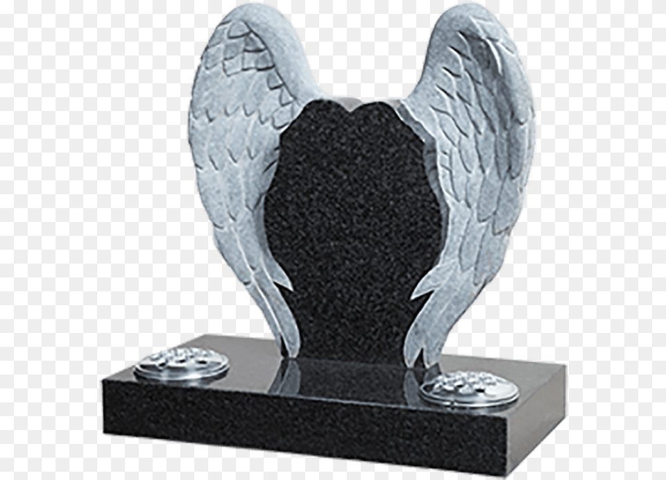 Headstones With Angel Wings, Animal, Bird, Gravestone, Tomb Png Image