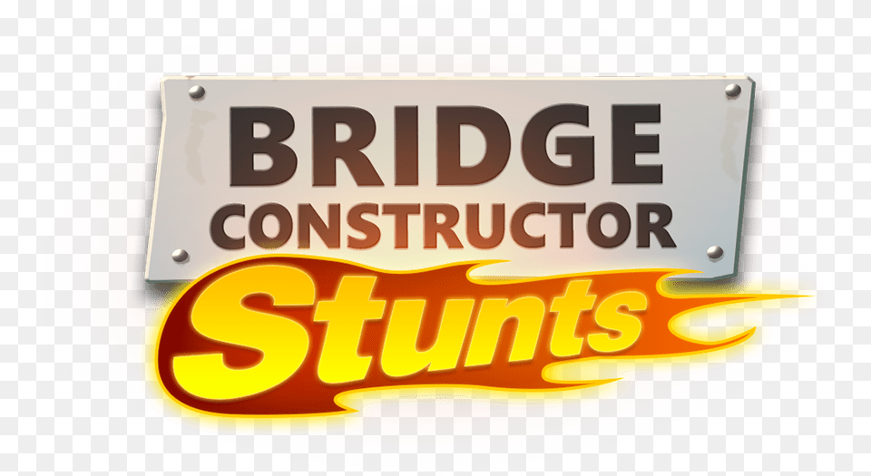 Headup Games Proudly Announces Bridge Constructor Stunts Signage, Text Free Png Download
