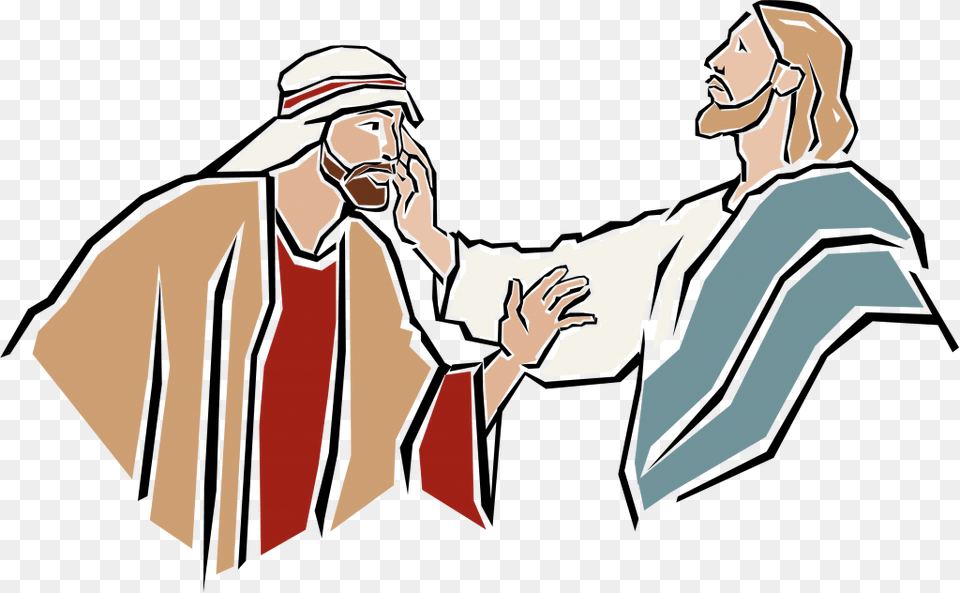 Healing Clipart Jesus Heals Jesus Healing The Blind Clipart, Person, People, Fashion, Man Free Png