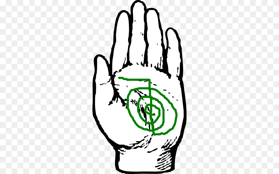 Healing Hand With Reiki Symbol Clip Art, Clothing, Glove, Body Part, Person Png