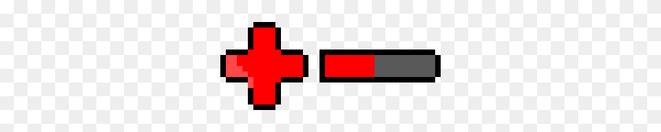 Health Bar Lose Life Pixel Art Maker, Logo, First Aid, Red Cross, Symbol Png