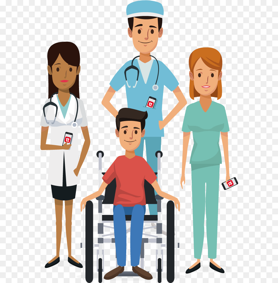 Health Care Medicine Nursing Patient Care Clipart, Adult, Person, Hospital, Female Free Png Download