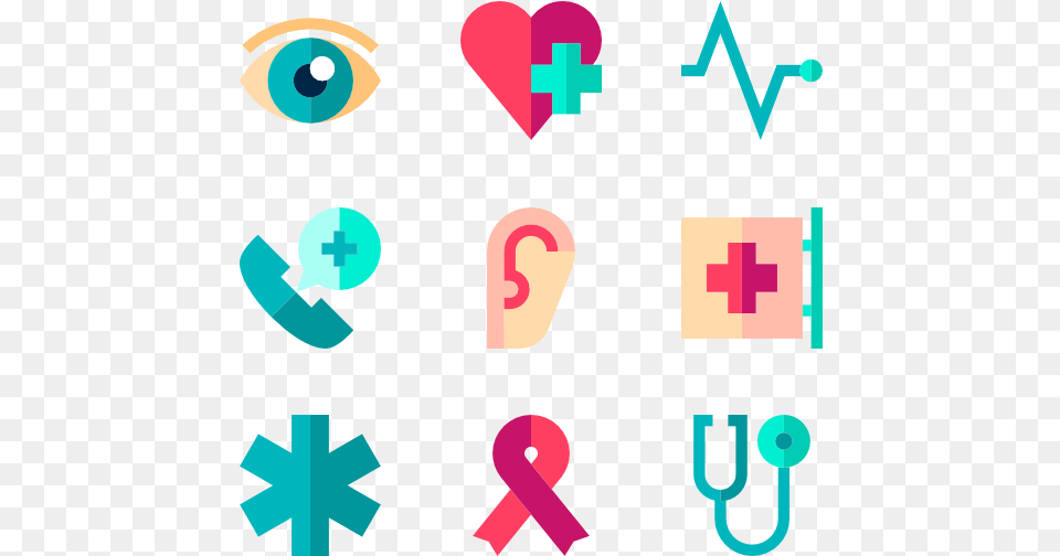 Health Care Nurse Icons, Text, Symbol, First Aid Free Png Download