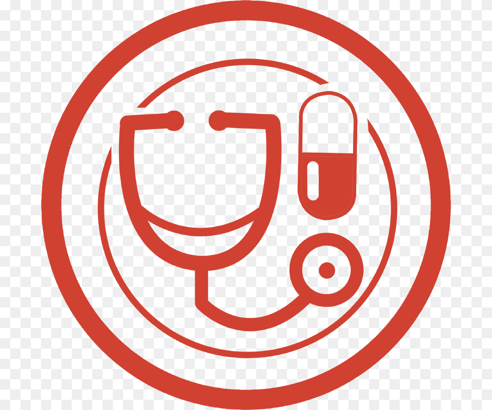 Health Icon, Maroon, Logo Png Image