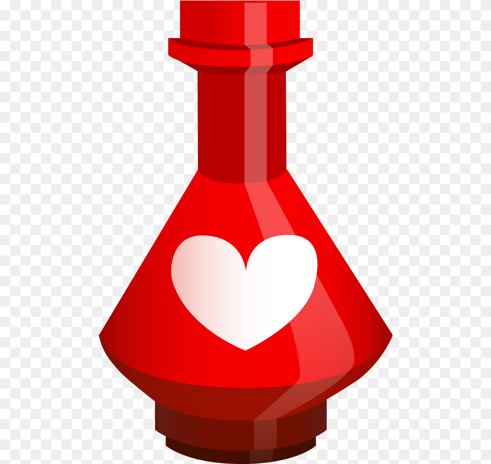 Health Potion Is A Potion That Can Be Used To Heal Glass Bottle, Food, Ketchup Png Image