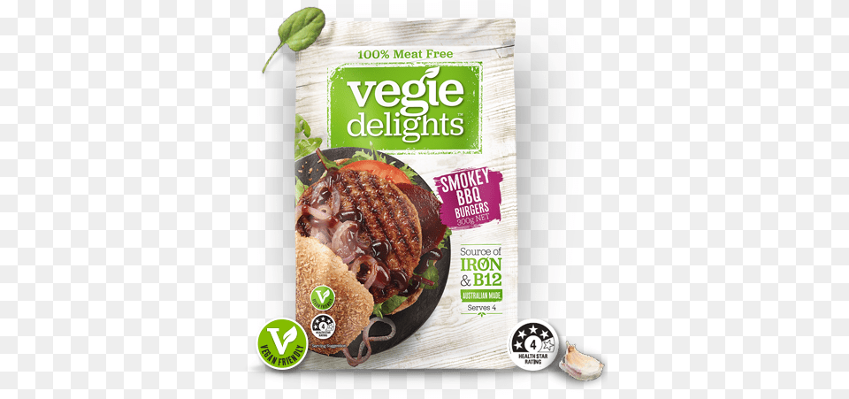 Health Star Rating 4 Stars Vegie Delights Lentil Patties, Advertisement, Food, Lunch, Meal Free Png Download