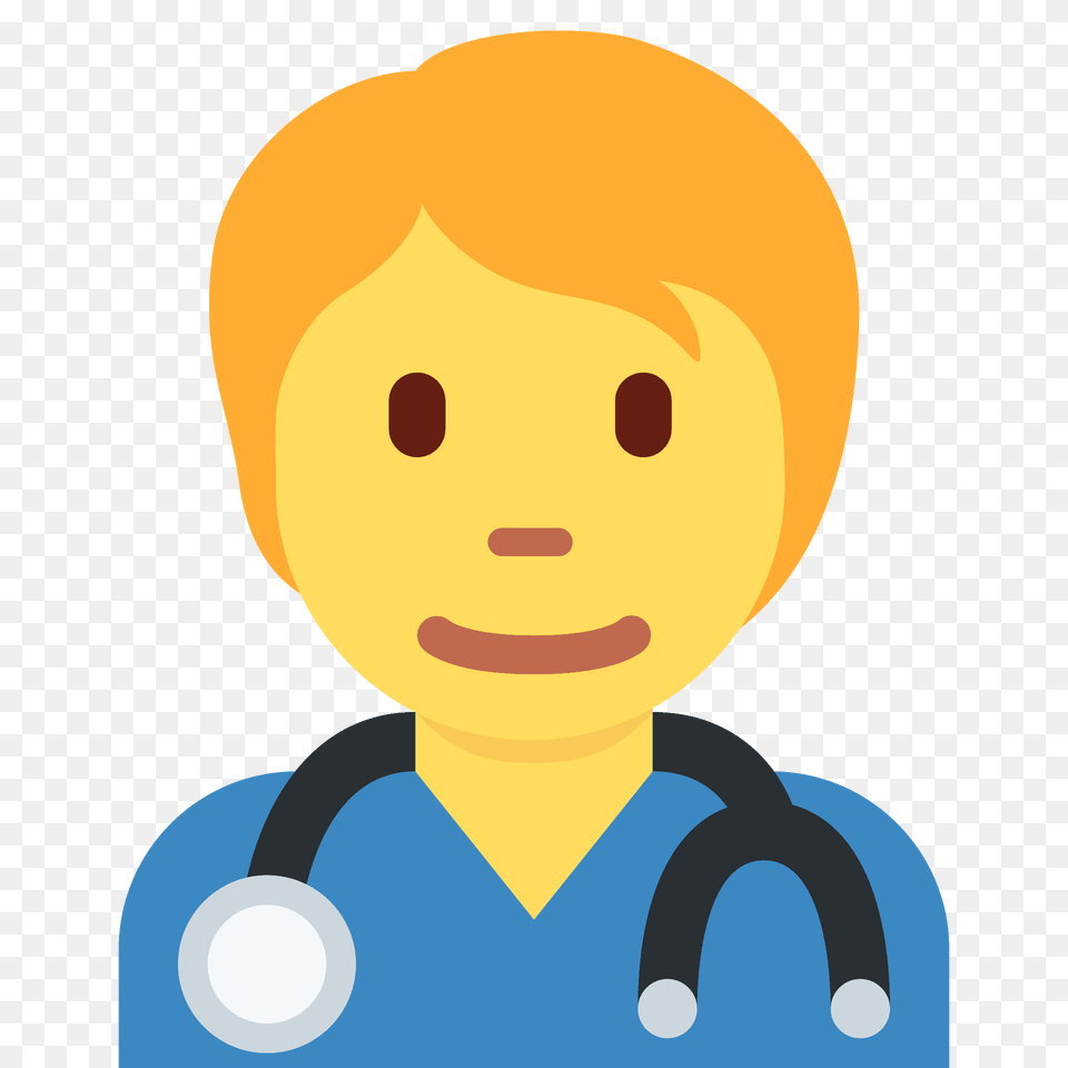 Health Worker Emoji Clipart, Photography, Face, Head, Person Png Image