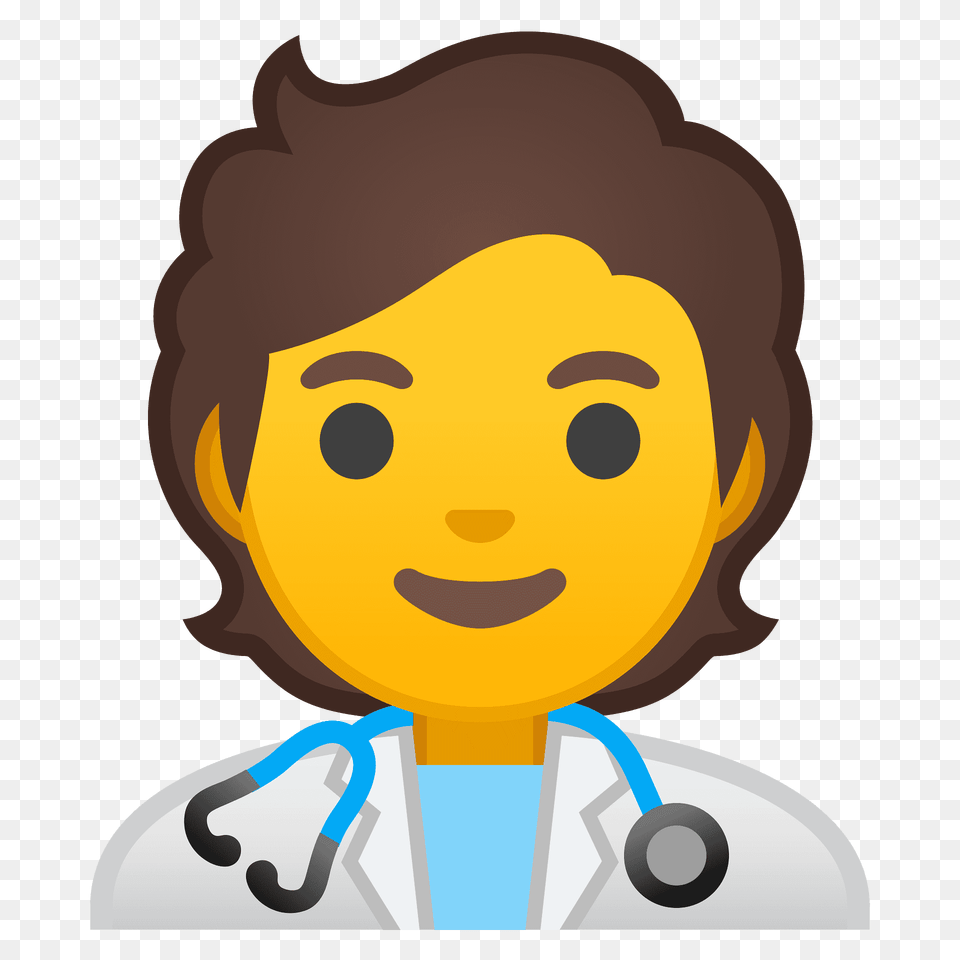 Health Worker Emoji Clipart, Portrait, Clothing, Coat, Face Png
