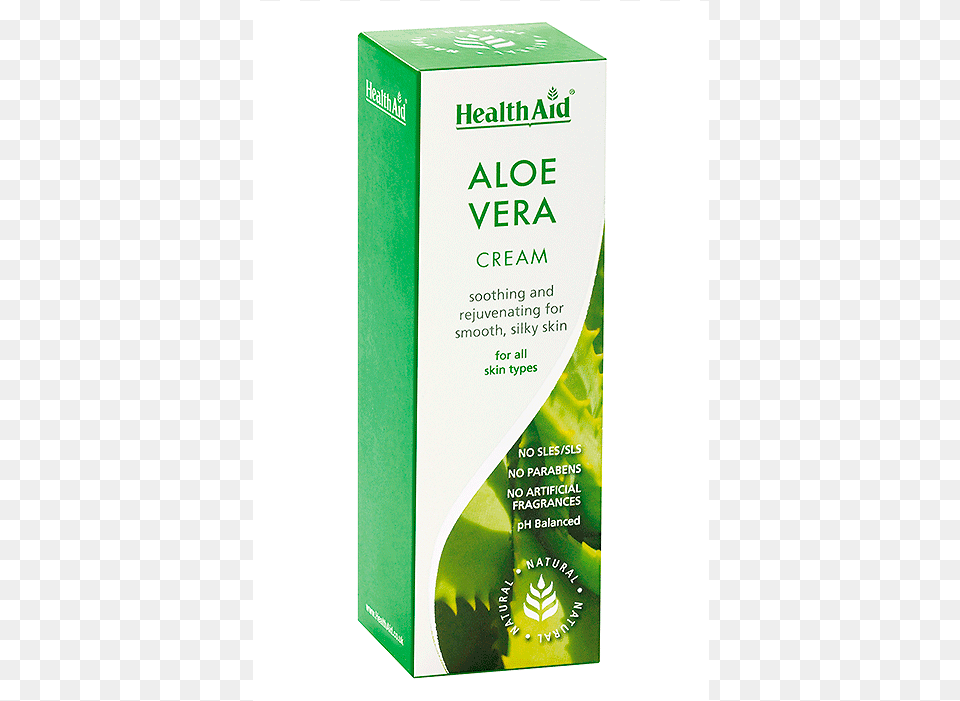 Healthaid Aloe Vera High Potency Cream 75ml Health Aid Aloe Vera Cream, Bottle, Herbal, Herbs, Plant Free Png Download