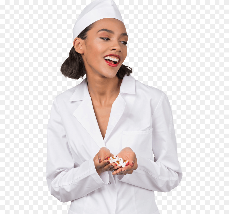 Healthcare Girl, Adult, Person, Lab Coat, Woman Free Png Download