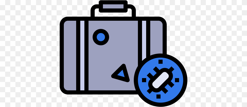 Healthcare Medical Bacteria Personal Belongings Icon, Bag, Baggage, Suitcase Free Transparent Png
