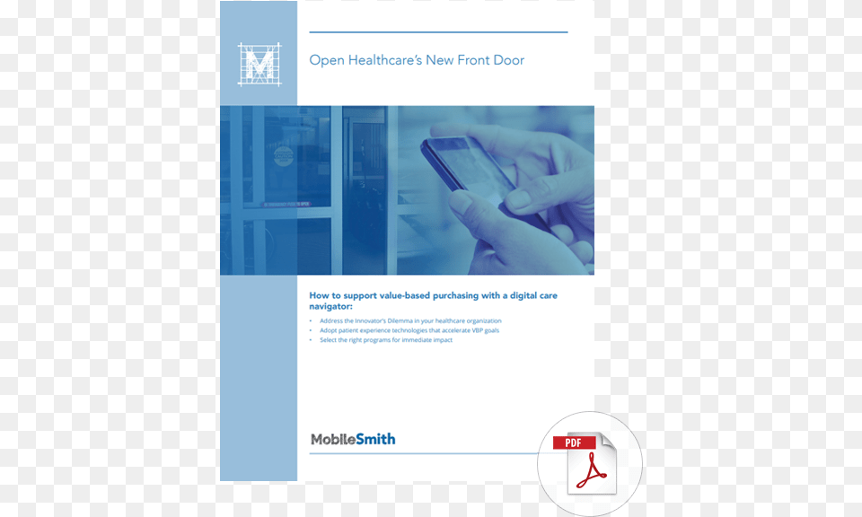 Healthcare S New Front Door Wp Cover Img Brochure, Electronics, Mobile Phone, Phone, File Free Transparent Png