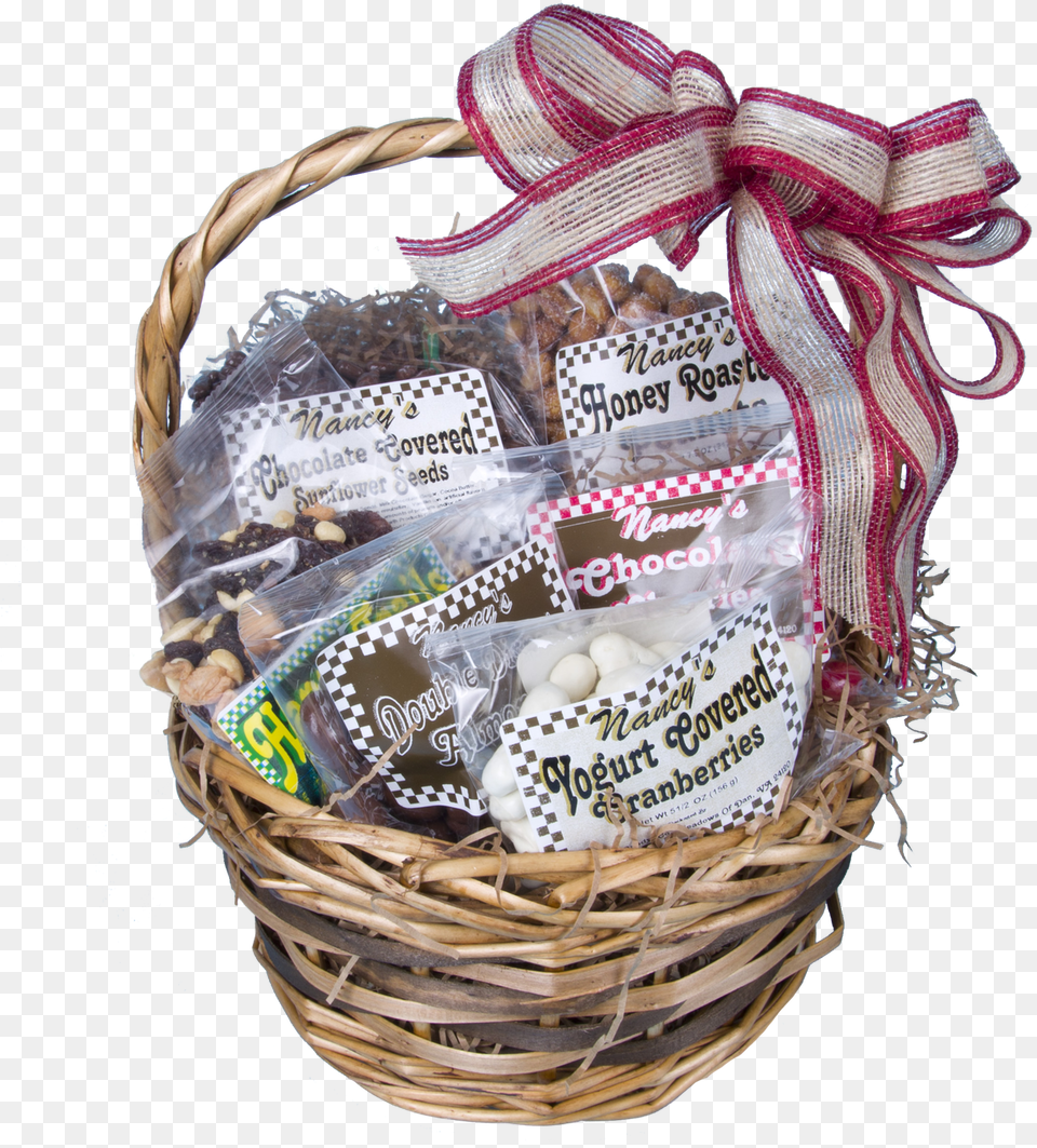 Healthy And Goodies Gift Basket By, Food, Sweets, Accessories, Bag Png