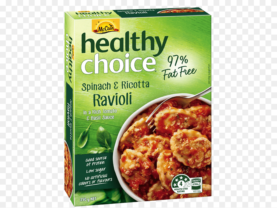 Healthy Choice Spinach Amp Ricotta Ravioli, Food Png Image