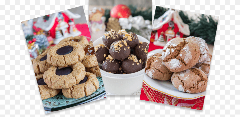 Healthy Christmas Cookies Cookbook Christmas Cookies Cookbook, Food, Sweets, Dining Table, Furniture Free Png