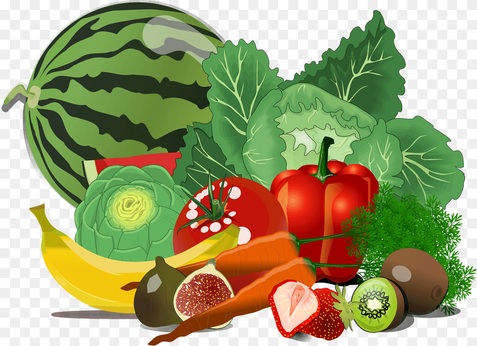 Healthy Clipart, Food, Fruit, Plant, Produce Free Transparent Png