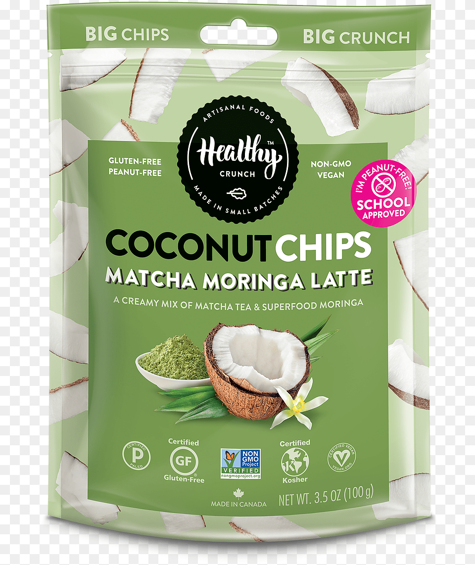 Healthy Crunch Coconut Chips, Food, Fruit, Plant, Produce Free Png Download