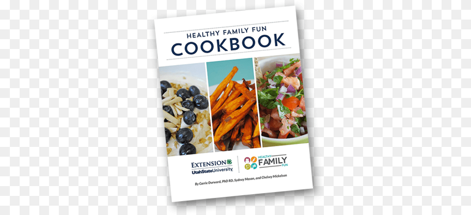 Healthy Family Fun Cook Book Flyer, Advertisement, Poster, Meal, Lunch Png