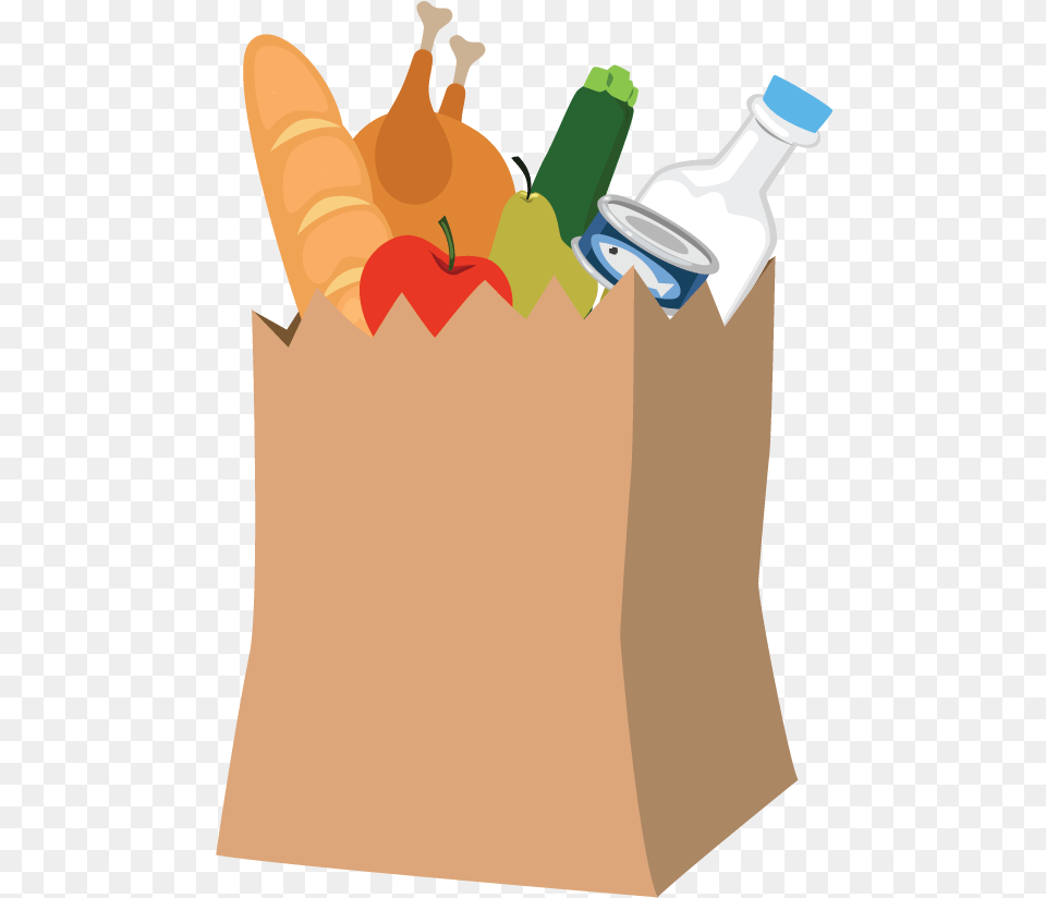 Healthy Food 01 Clipart Food Donation, Bag, Plastic Free Png Download