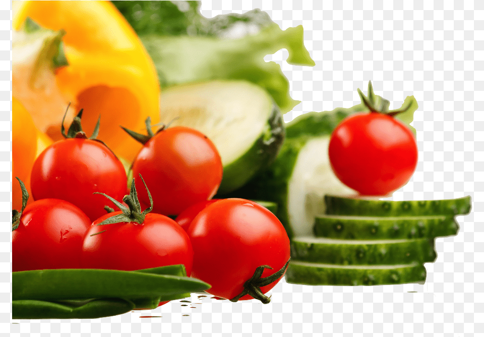 Healthy Food Background, Plant, Produce, Tomato, Vegetable Free Png Download