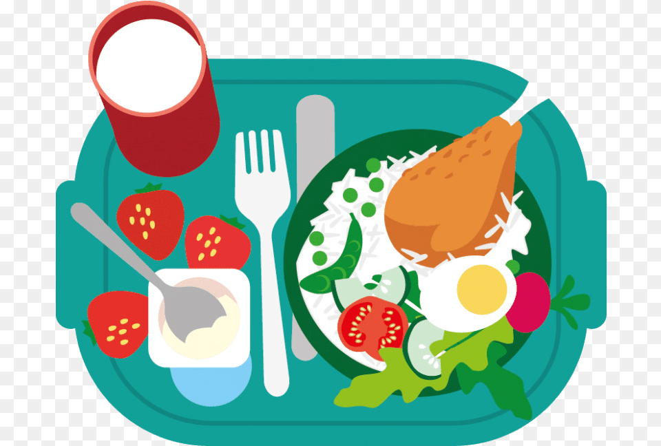 Healthy Food Junk Breakfast School Meal Clip Art Eating Healthy Food Cartoon, Cutlery, Fork, Lunch, Spoon Png