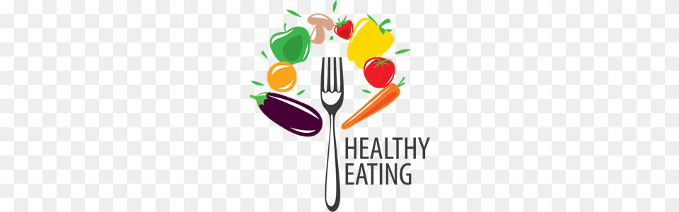 Healthy Food Logo Cutlery, Fork, Produce Png Image