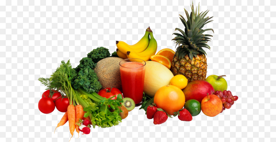Healthy Food Organic Fruits, Produce, Plant, Fruit, Banana Png Image