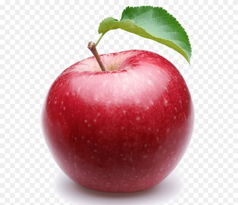 Healthy Food Transparent Image Apple With A Leaf, Fruit, Plant, Produce Png
