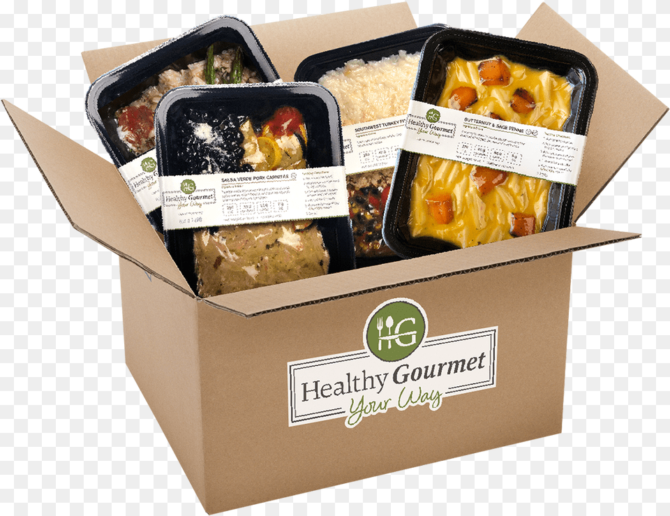 Healthy Gourmet Delivery Box Food Packaging For Delivery, Lunch, Meal, Cardboard, Carton Free Png