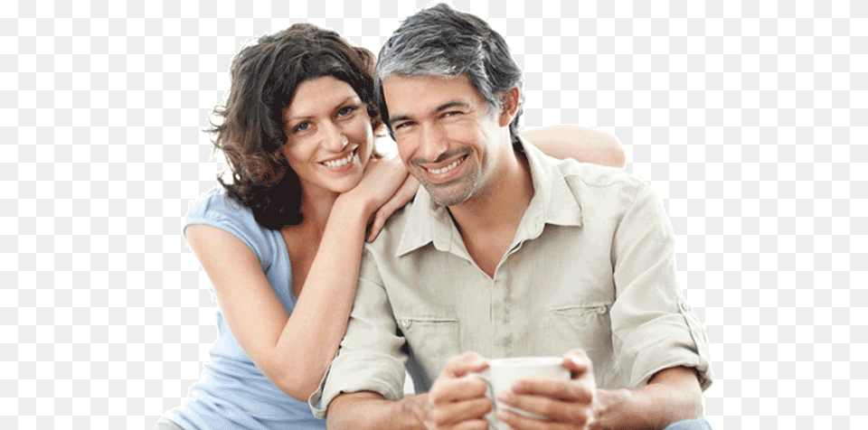 Healthy Middle Aged Couple, Person, Face, Head, Adult Png Image