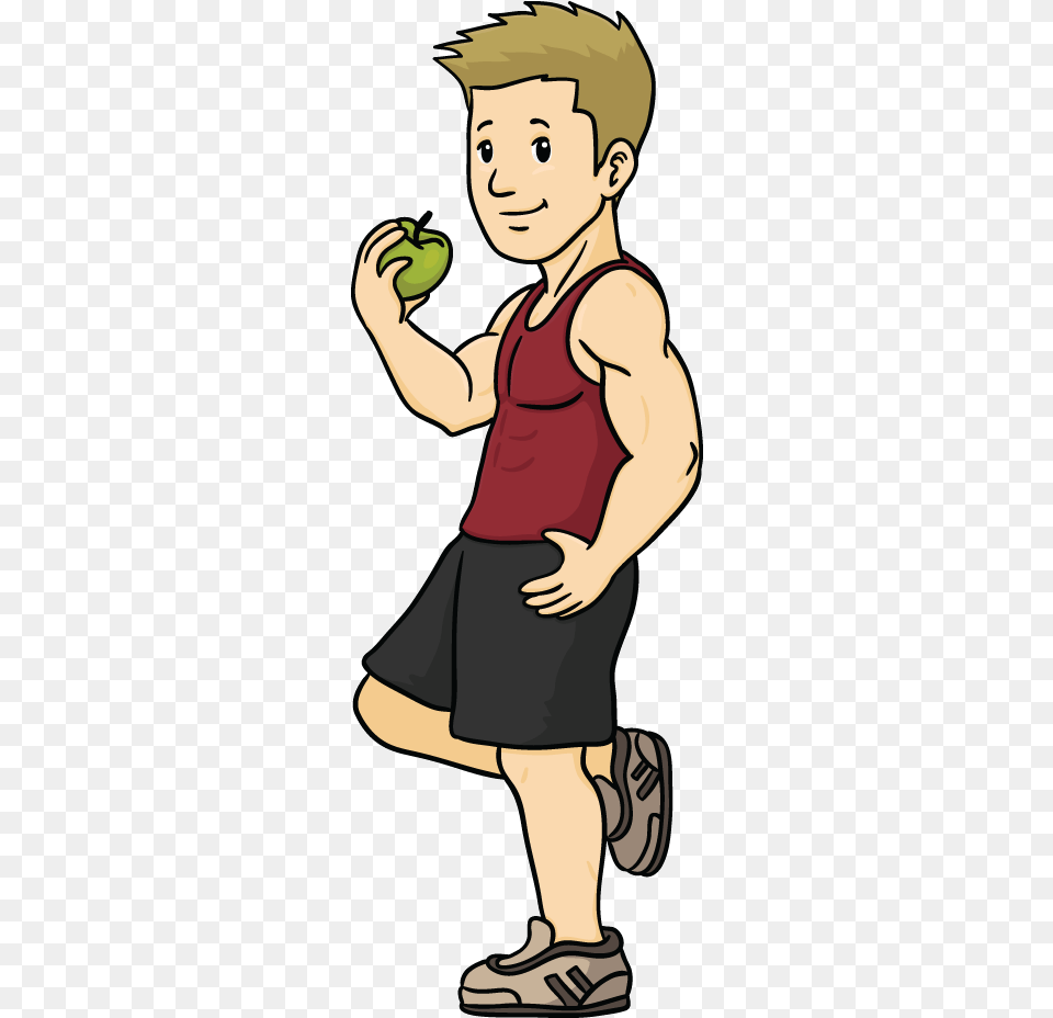 Healthy People Cartoon Pictures Clipartix Healthy Person Clipart, Baby, Face, Head Png