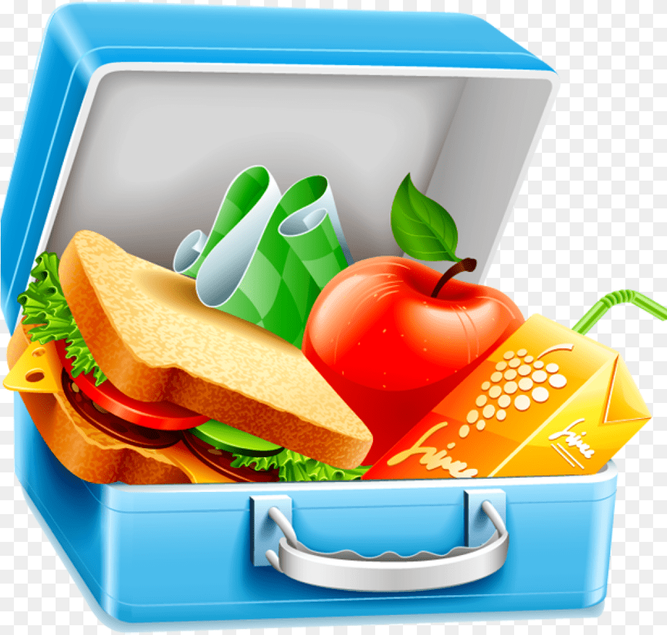Healthy Transparent Background Lunch Box Clipart, Food, Meal, Bag, First Aid Free Png