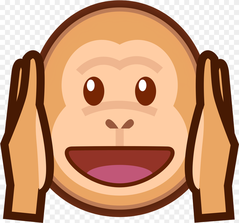 Hear No Evil Hear No Evil Moneky, Head, Person, Face, Photography Free Png Download