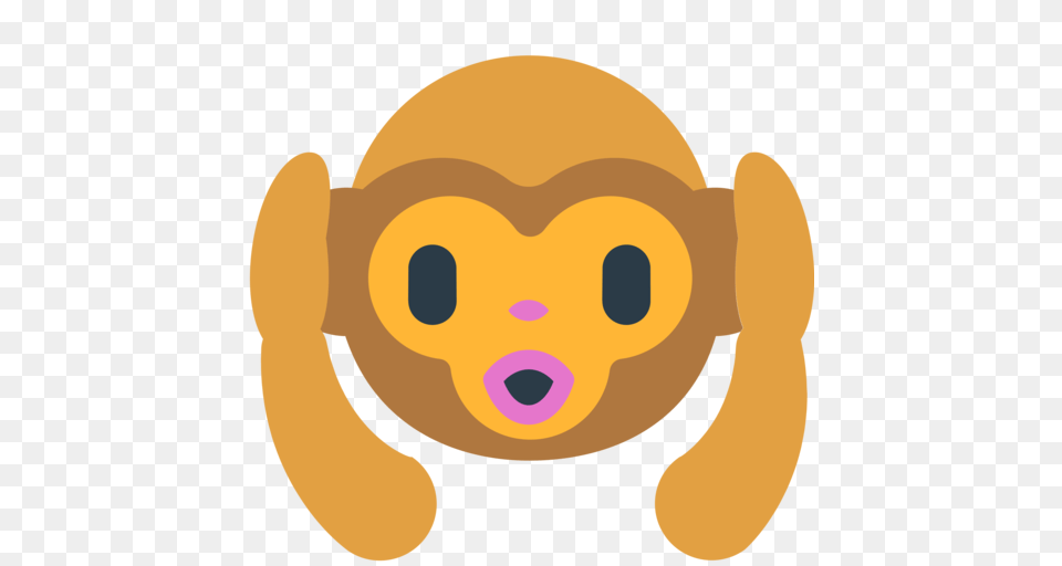 Hear No Evil Monkey Emoji, Plush, Toy, Baby, Person Png