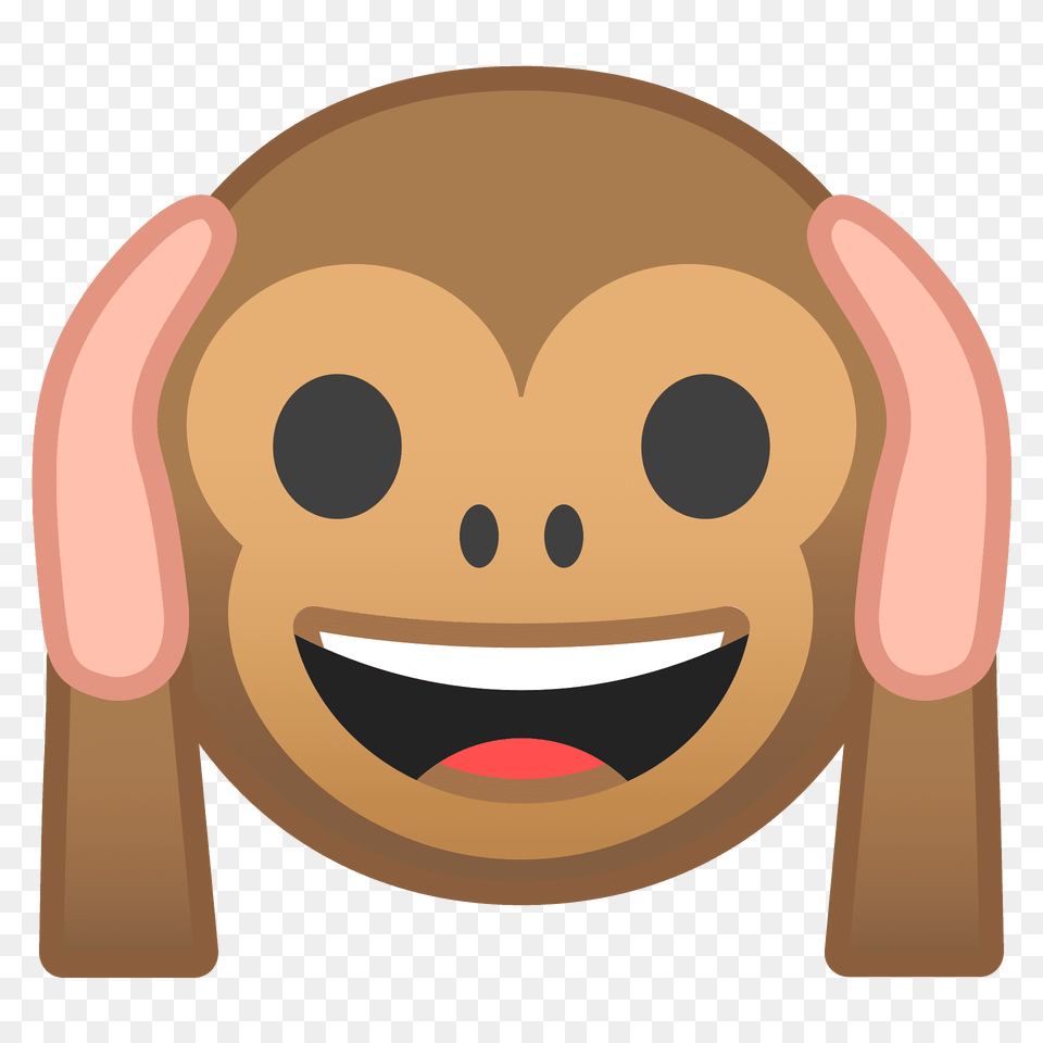 Hear No Evil Monkey Emoji Clipart, Body Part, Plush, Person, Hand Free Png