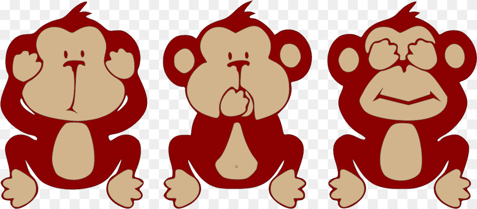 Hear Not Evil Speak No Evil See No Evil, Baby, Person, Cartoon, Cupid Png Image