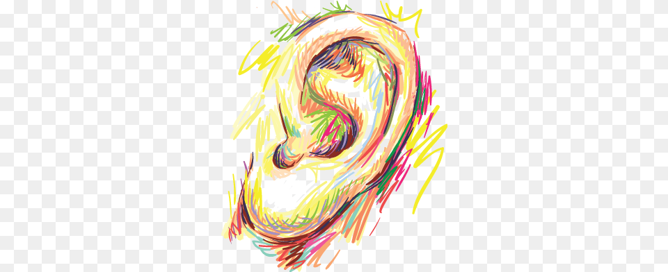 Hearing Loss Explained Ear Poster, Graphics, Art, Modern Art, Person Png